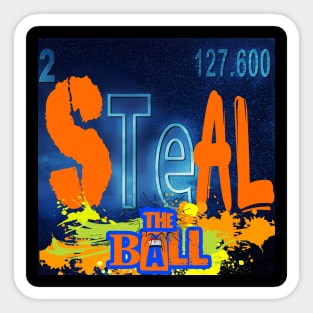 STEAL THE BALL CHEMISTRY Sticker